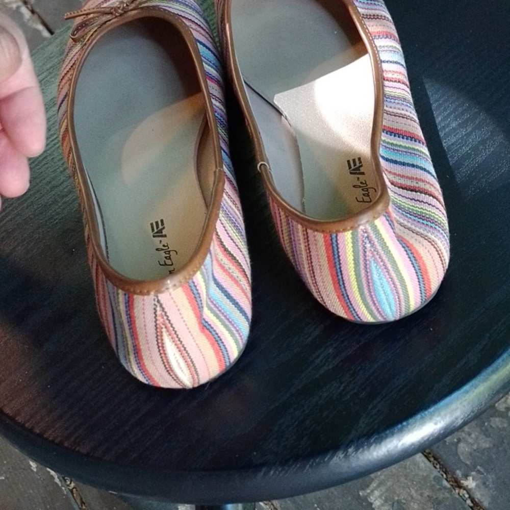 American Eagle Outfitters Brown Flats with Bow Detail - Picture 5 of 8